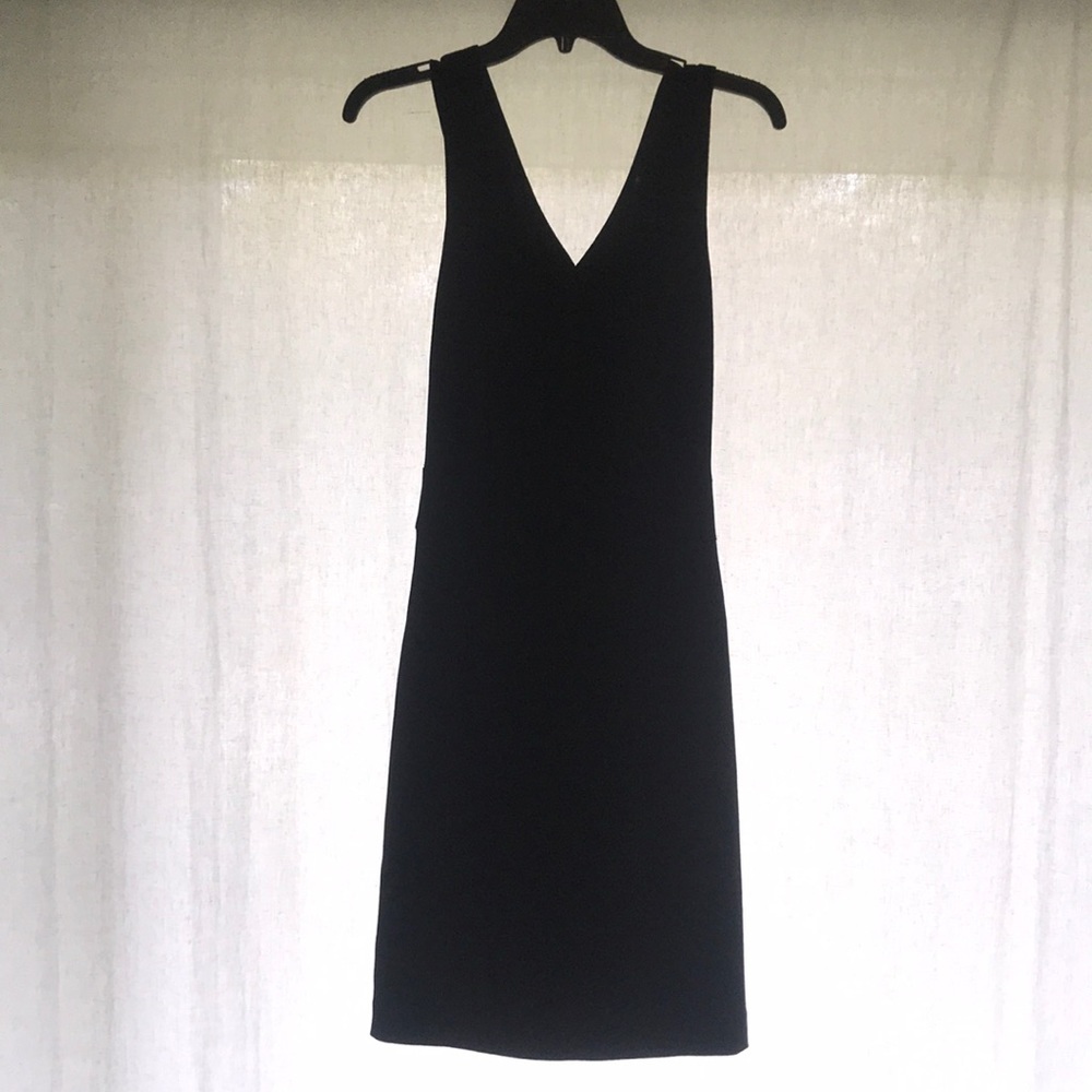 Black Banana Republic fitted dress
